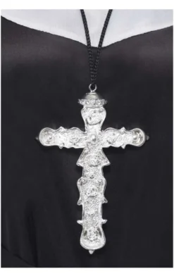 Smiffys Metallic Ornate Cross Nuns
