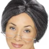 Smiffys All Mens Costumes Grey Granny Wig