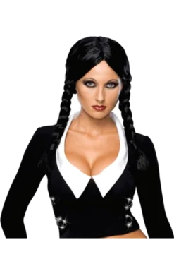 Rubies Wednesday Addams Wig 1990s