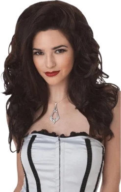 California Costumes Seductress Long Brown Wig