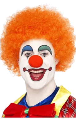 Bristol Novelty Accessories Economy Clown Wig In ORANGE