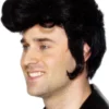 Smiffys Black Teddy Boy Wig