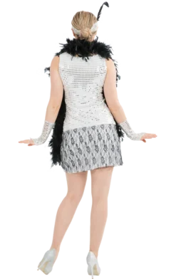 Orion Costumes All Mens Costumes Silver Flapper Costume