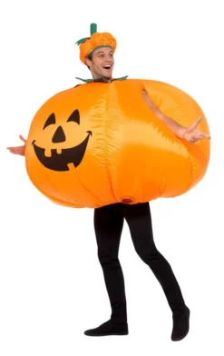 Smiffys Adult Inflatable Pumpkin Halloween Costume All Mens Costumes