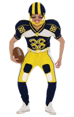 Orion Costumes American Football Player Costume (Inc Helmet And Ball) All Mens Costumes