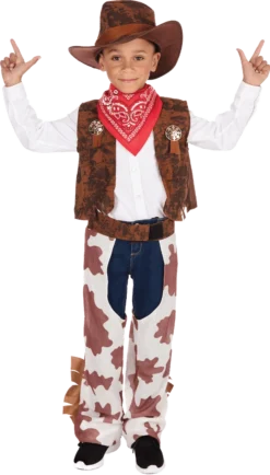 Bristol Novelty Child Cowboy Costume With Hat Kids