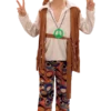 Bristol Novelty Child 60s 70s Fringed Hippie Fancy Dress Costume Kids