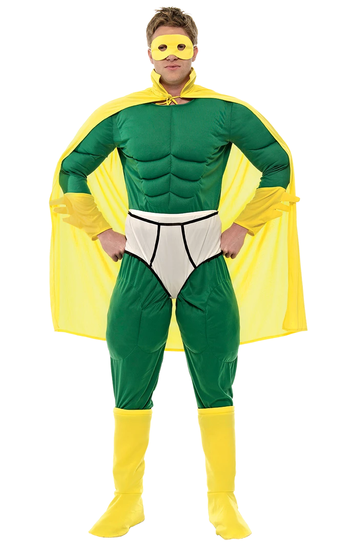 Orion Costumes Adult Captain Y-Fronts Super Hero Costume