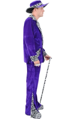 Orion Costumes All Mens Costumes Adult Purple Pimp Costume & Hat