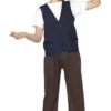 Smiffys All Boys Costumes Child Victorian Poor Peasant Boy Costume