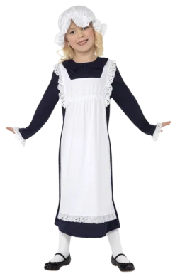 Smiffys Child Victorian Poor Girl Maid Costume All Girls Costumes