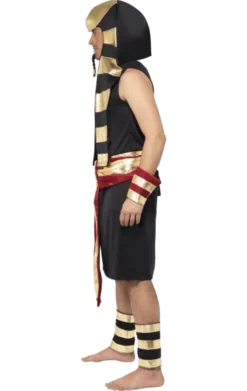 Smiffys Egyptian Pharaoh Costume - Black