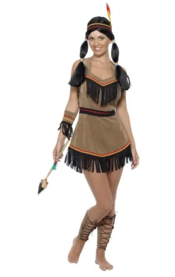 Smiffys All Womens Costumes Adult Indian Woman Costume