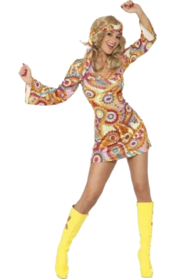 Smiffys Adult 60s Hippie Costume