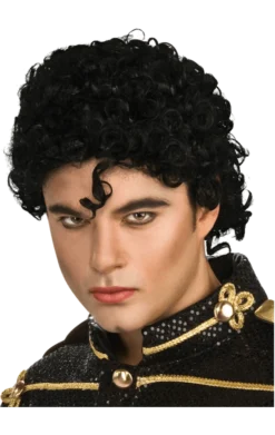 Rubies Adult Curly Michael Jackson Wig All Mens Costumes