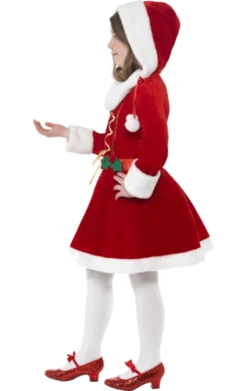 Smiffys Child Little Miss Santa Costume Kids
