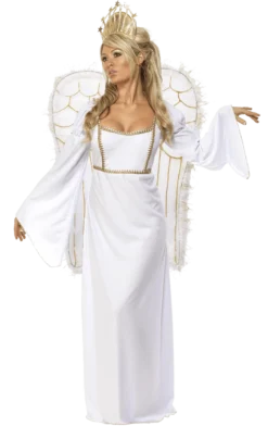 Smiffys Adult Angel Costume With Wings All Womens Costumes