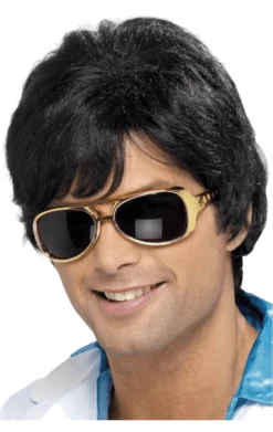 Smiffys Adult 70s Black Wig