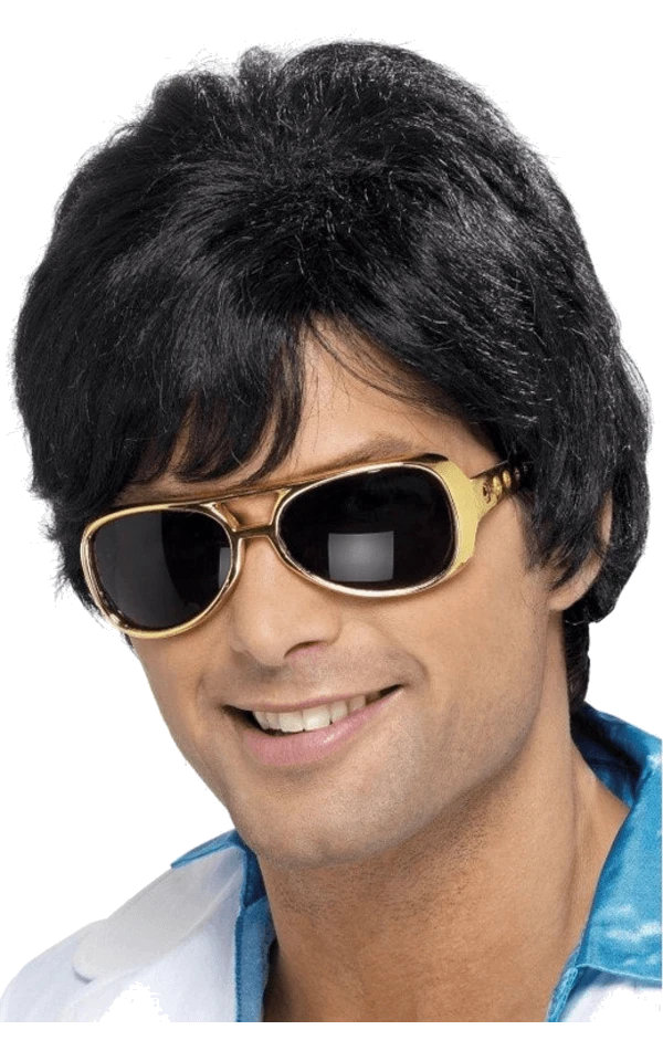 Smiffys Adult 70s Black Wig