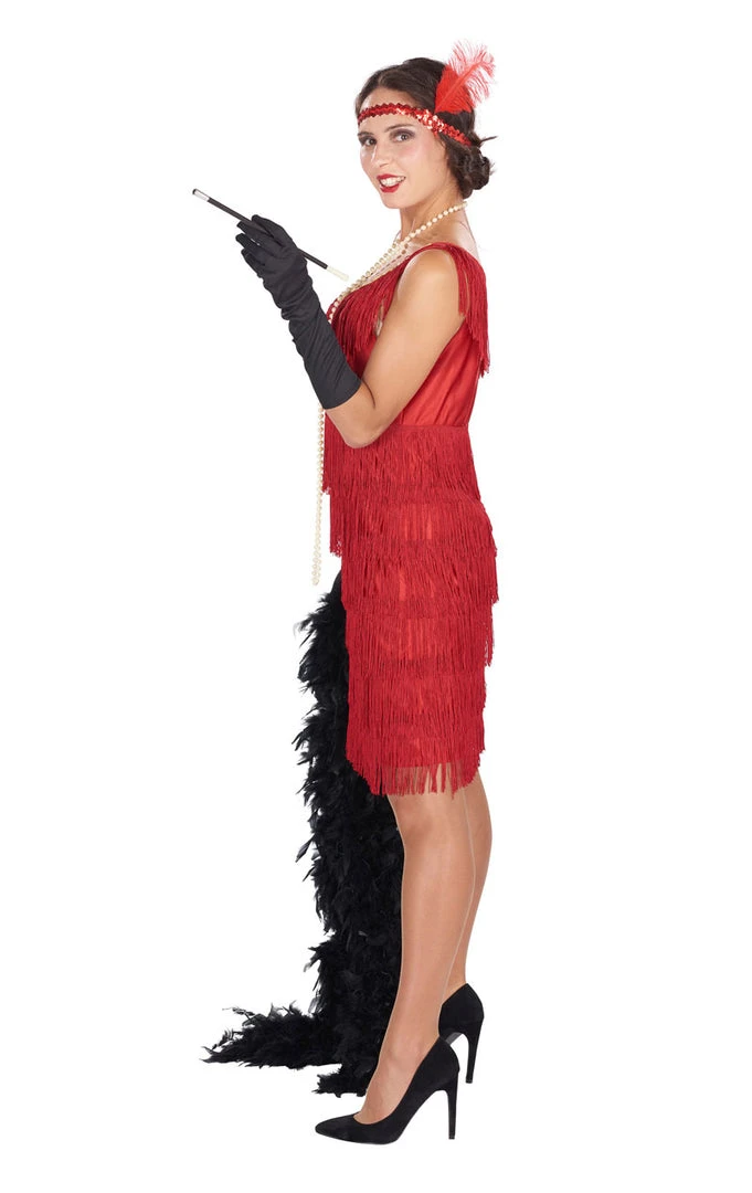 Orion Costumes Adult 20s Red Flapper Costume