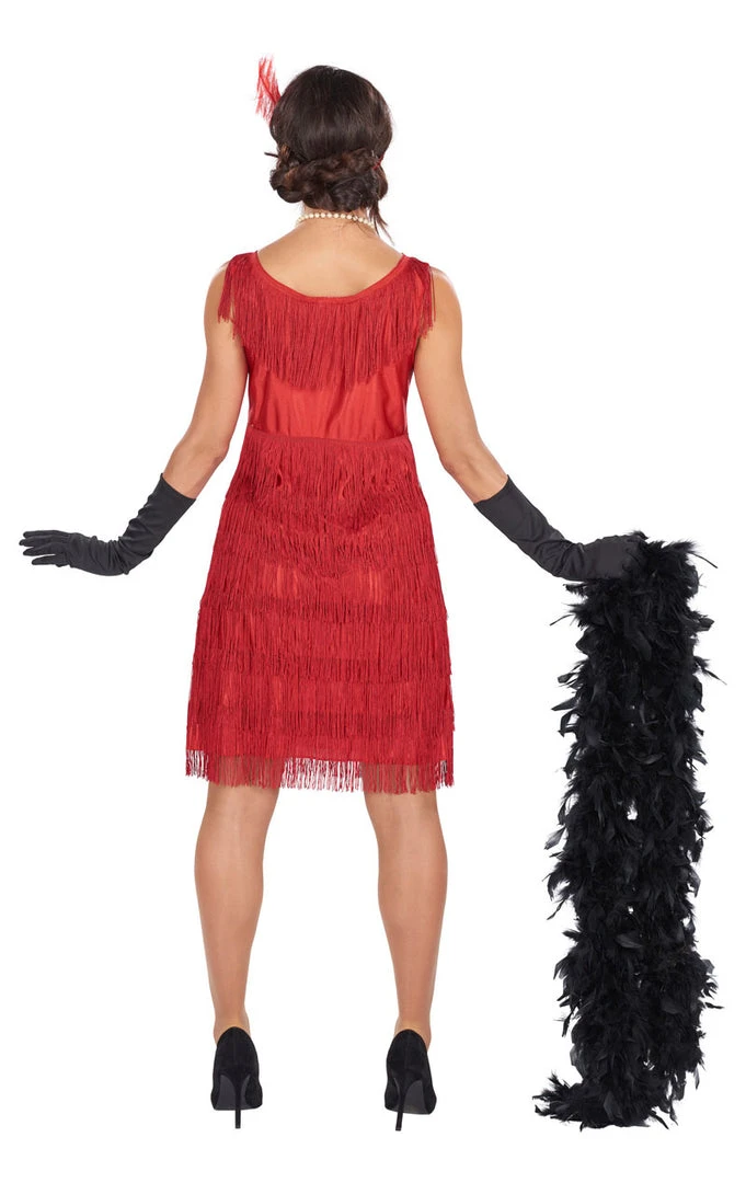 Orion Costumes Adult 20s Red Flapper Costume