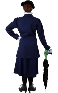 Orion Costumes Magical Nanny Costume (And Parrot Head Umbrella Cover)