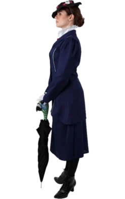 Orion Costumes Magical Nanny Costume (And Parrot Head Umbrella Cover)