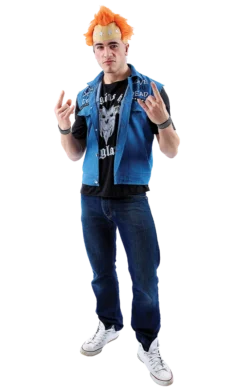 Orion Costumes Vyvyan Basterd 'The Young Ones' Costume