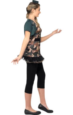 Smiffys Teen Army Girl Costume Sexy
