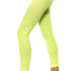 Smiffys All Womens Costumes Neon Green Footless Tights
