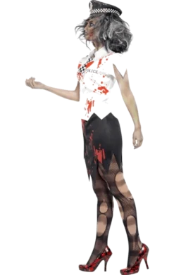 Smiffys Zombie Policewoman Costume