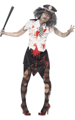 Smiffys Zombie Policewoman Costume