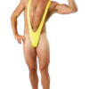 Orion Costumes Borat Mankini Thong Swimsuit (Luminous Yellow)