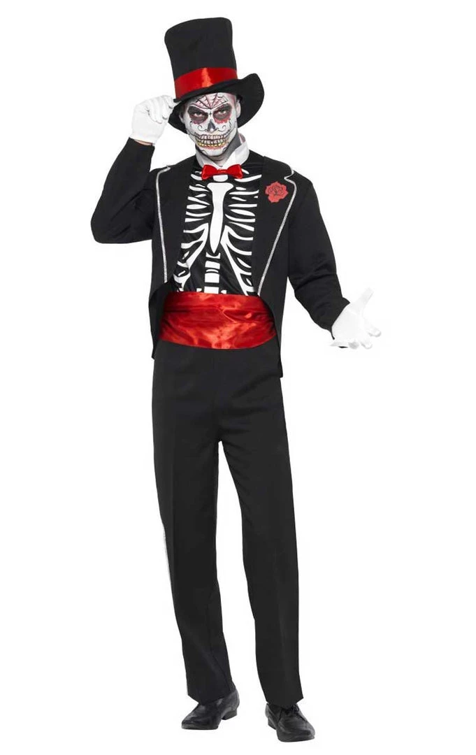 Smiffys Men's Day Of The Dead Costume All Mens Costumes