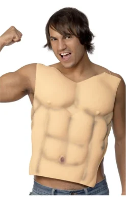 Smiffys Muscle Chest & Six Pack All Mens Costumes