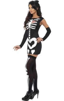 Smiffys All Womens Costumes Fever Sexy Skeleton Costume