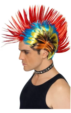 Smiffys 80s Mohawk Wig All Mens Costumes