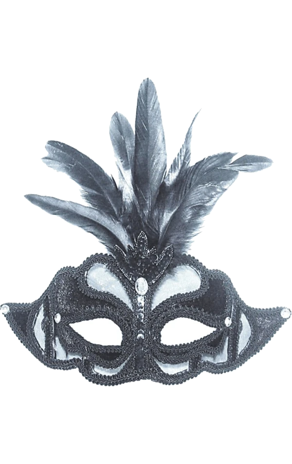 Bristol Novelty All Womens Costumes Feathered Mask