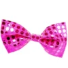 Bristol Novelty Pink Sequin Bow Tie Burlesque