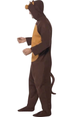 Smiffys Monkey Onesie Costume Adults