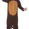 Smiffys Monkey Onesie Costume Adults