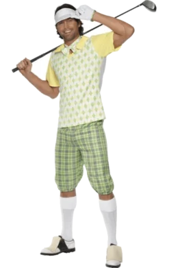 Smiffys Adults Male Golf Costume