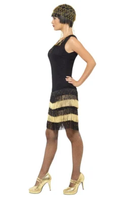 Smiffys Fringe Flapper Dress All Womens Costumes