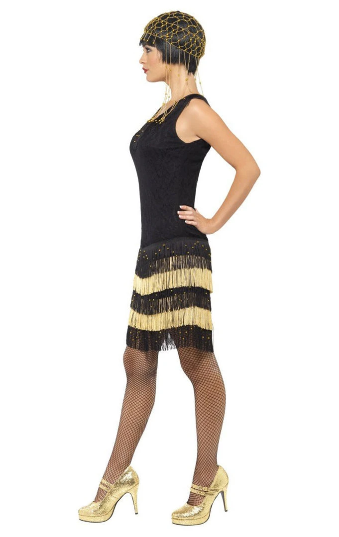Smiffys Fringe Flapper Dress All Womens Costumes