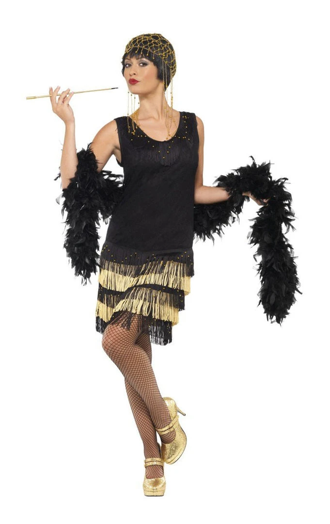 Smiffys Fringe Flapper Dress All Womens Costumes