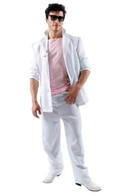Orion Costumes All Mens Costumes Adult Florida Detective (Pink And White) Costume