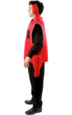 Orion Costumes Adult Red Space Arcade Game Costume All Mens Costumes