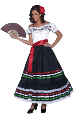 Smiffys Traditional Mexican Woman Costume