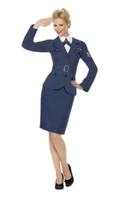Smiffys All Womens Costumes Women's WWII Air Force Uniform