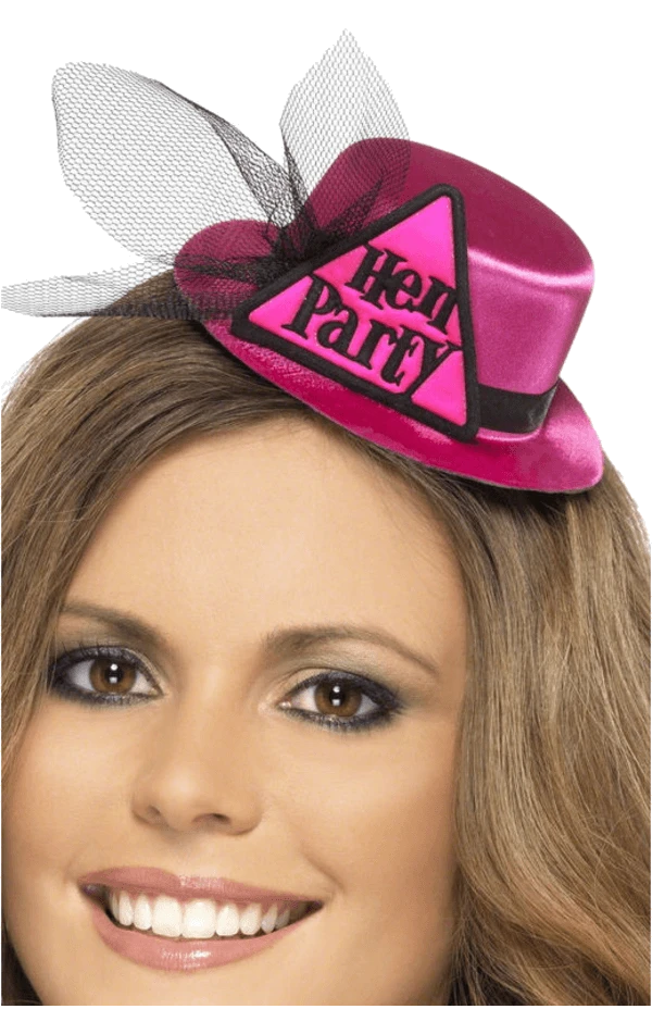 Smiffys Hen Party Mini Top Hat All Womens Costumes